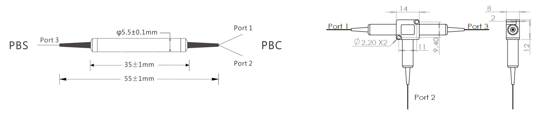 PBS And PBC Dimensions