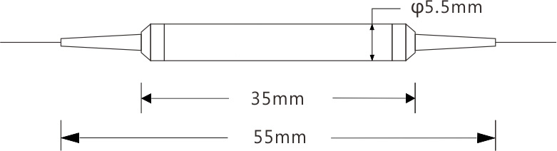 In Line Faraday Rotator Dimensions