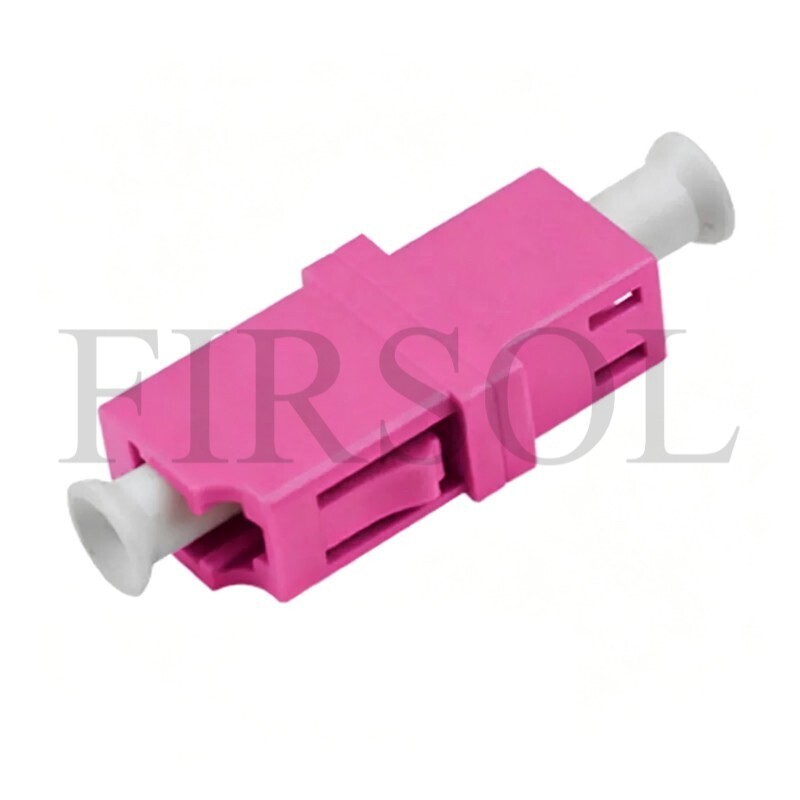 OM4 Multimode Simplex LC/UPC To LC/UPC Fiber Adapter