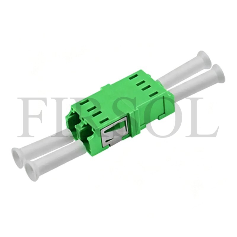 OS2 Single Mode Duplex LC/APC To LC/APC SC Footprint Fiber Adapter Without Flange
