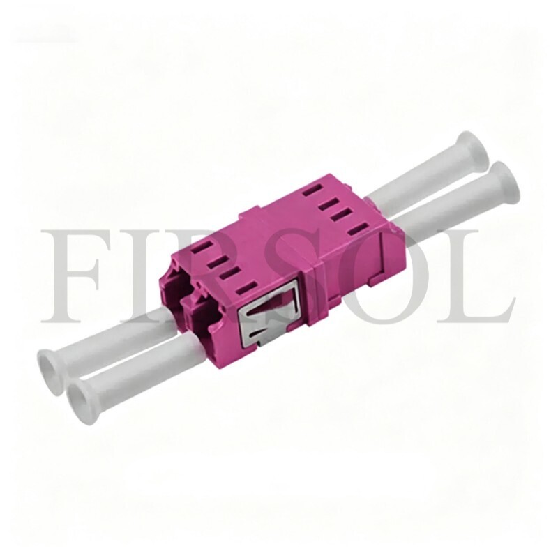 OM4 Multimode Duplex LC/UPC To LC/UPC SC Footprint Fiber Adapter Without Flange