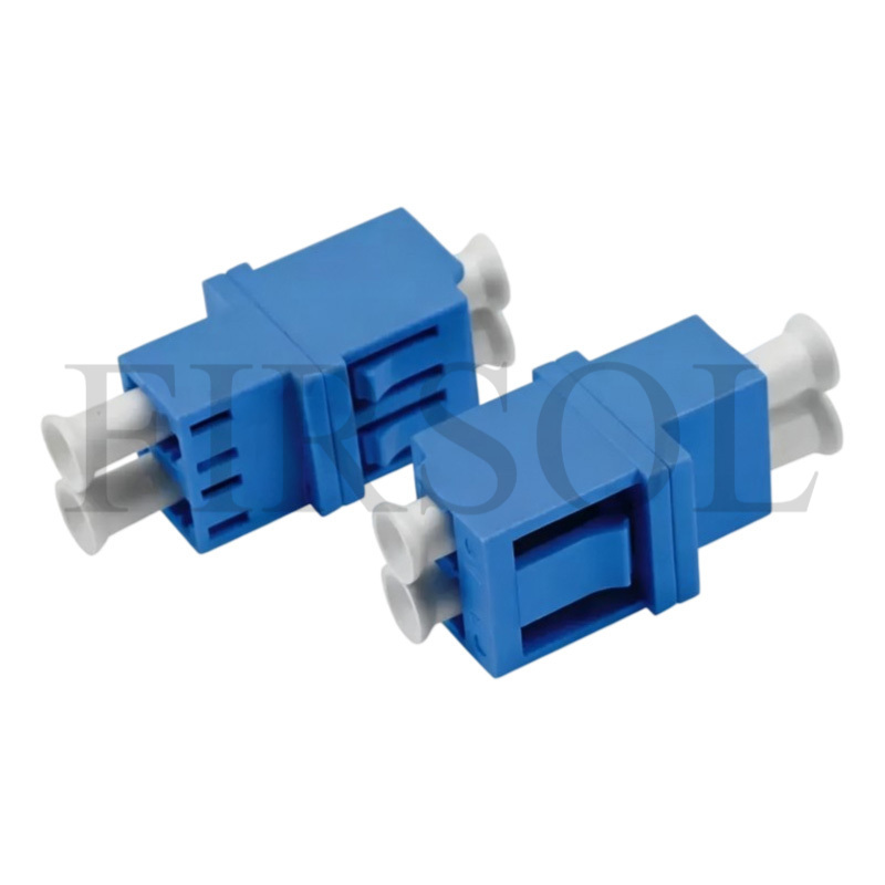 OS2 Single Mode Duplex LC/UPC To LC/UPC Fiber Adapter Without Flange