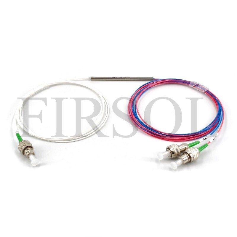 1310nm Single Window Single Mode 1x2 FBT Splitter