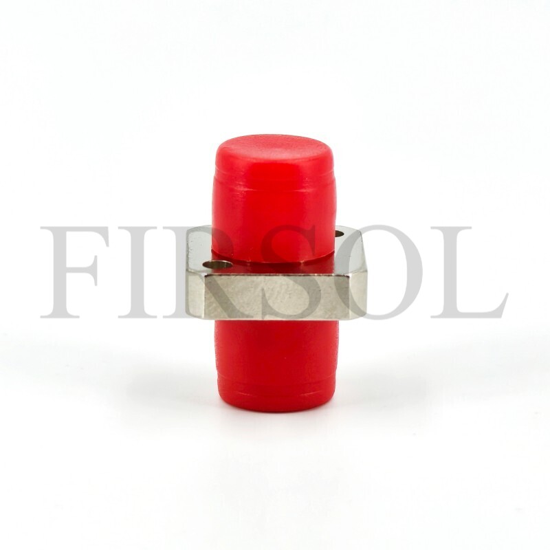 OS2 Single Mode Simplex FC/UPC To FC/UPC Square Solid Type One Piece Metal Fiber Adapter