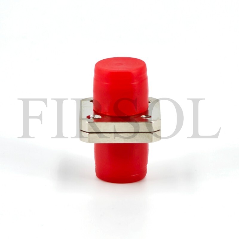 OS2 Single Mode Simplex FC/UPC To FC/UPC Square Solid Type Two Pieces Metal Fiber Adapter