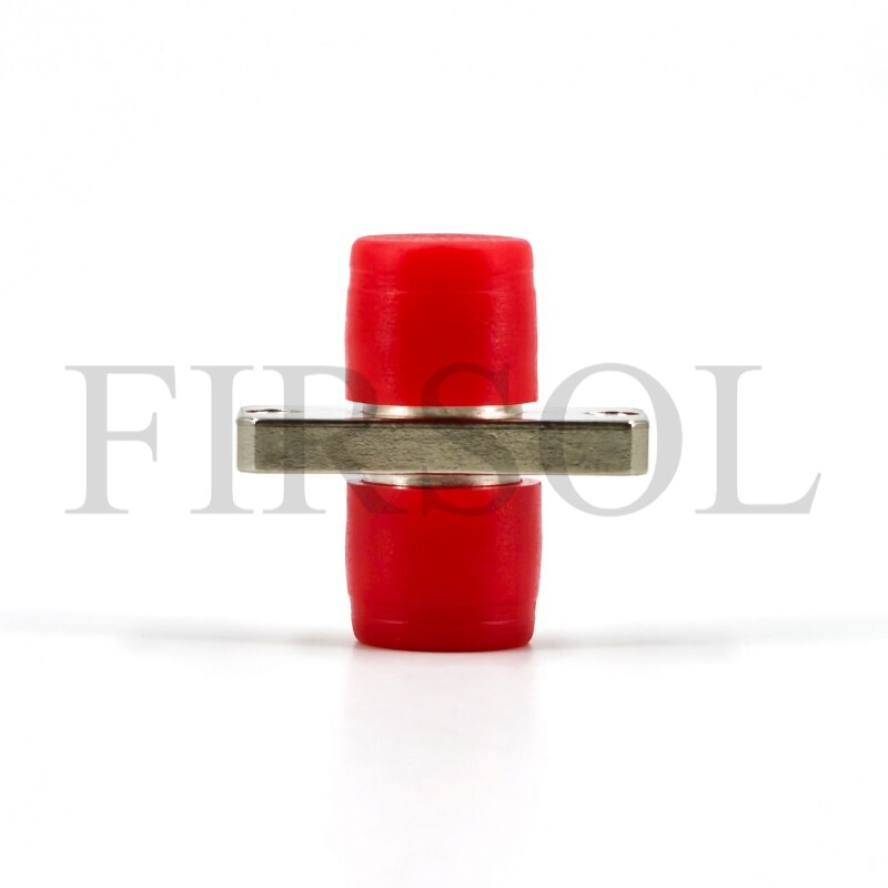 OS2 Single Mode Simplex FC/UPC To FC/UPC Rectangle One Piece Metal Fiber Adapter
