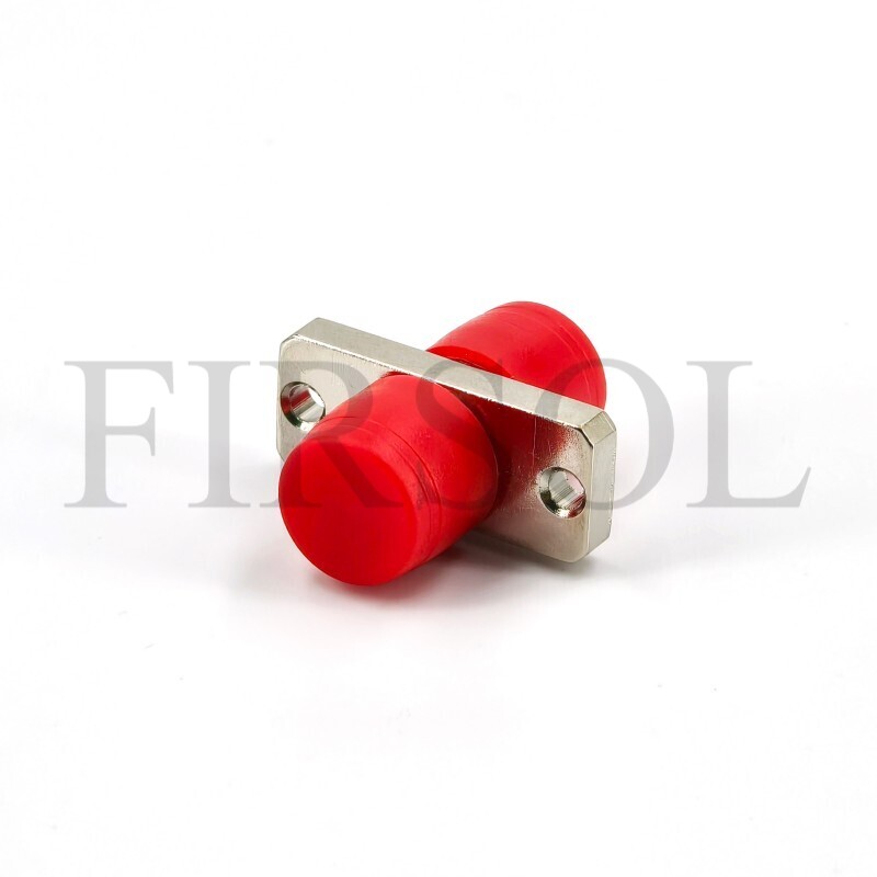 OS2 Single Mode Simplex FC/UPC To FC/UPC Rectangle One Piece Metal Fiber Adapter - image 2