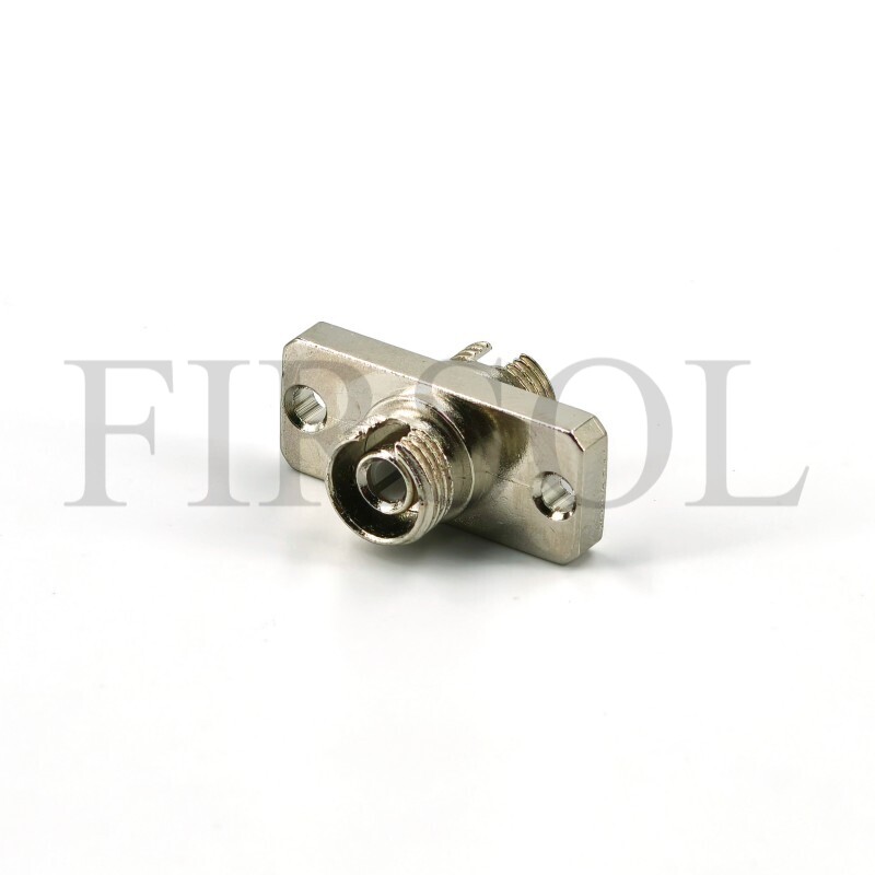 OS2 Single Mode Simplex FC/UPC To FC/UPC Rectangle One Piece Metal Fiber Adapter - image 3