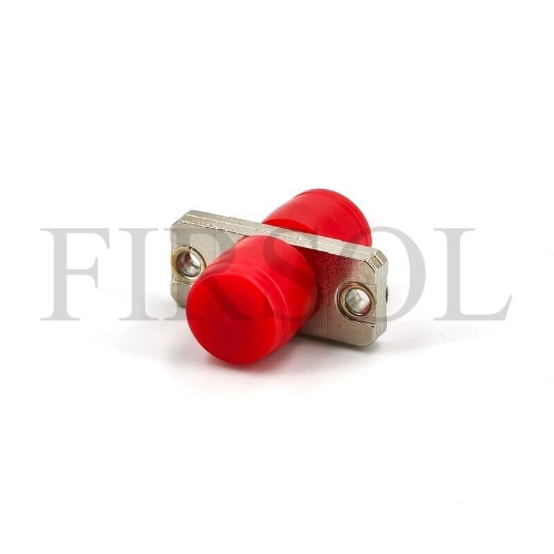 OS2 Single Mode Simplex FC/UPC To FC/UPC Rectangle Two Pieces Metal Fiber Adapter - image 2