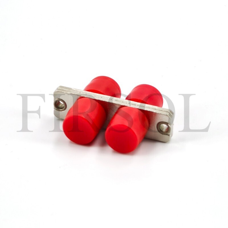 OS2 Single Mode Duplex FC/UPC To FC/UPC Rectangle Two Pieces Metal Fiber Adapter - image 2