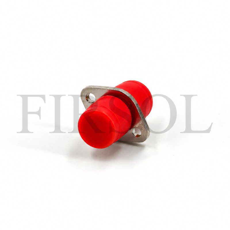 OS2 Single Mode Simplex FC/UPC To FC/UPC Metal Fiber Adapter With Oval Flange - image 2