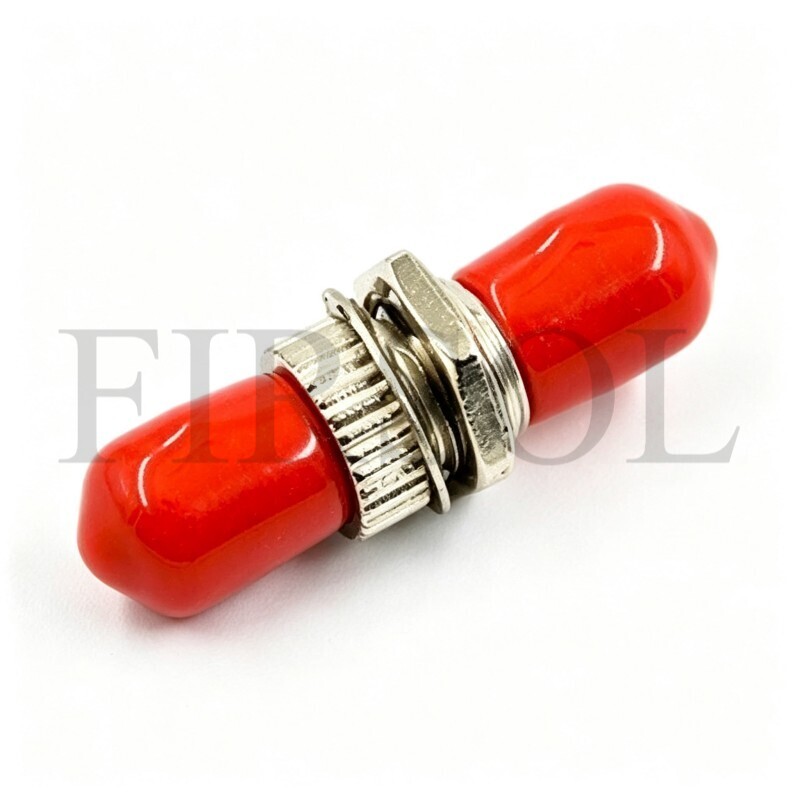 OS2 Single Mode Simplex ST/UPC To ST/UPC Metal Fiber Adapter