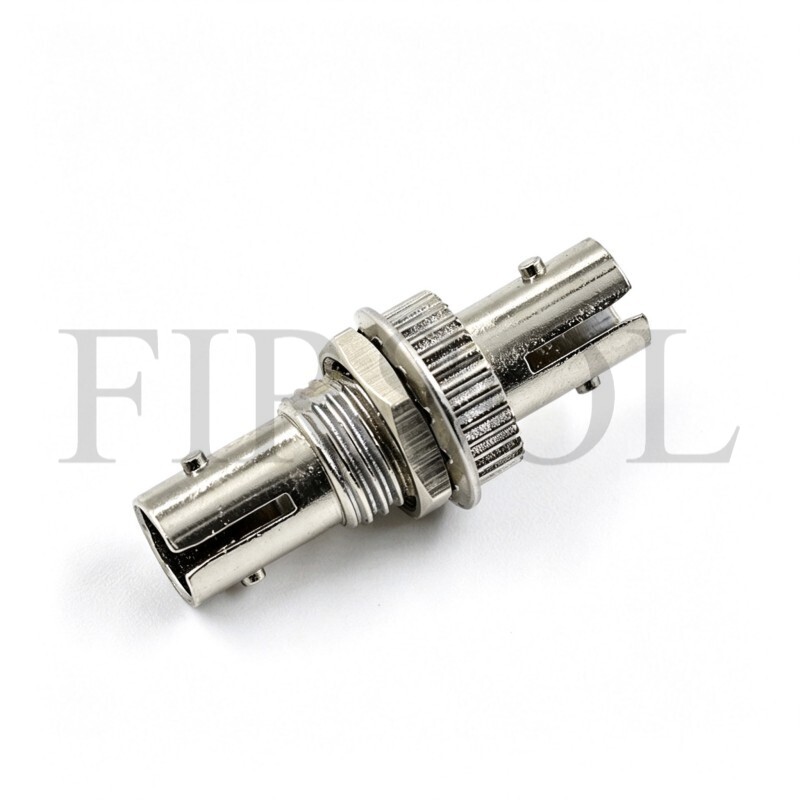 OS2 Single Mode Simplex ST/UPC To ST/UPC Metal Fiber Adapter - image 3