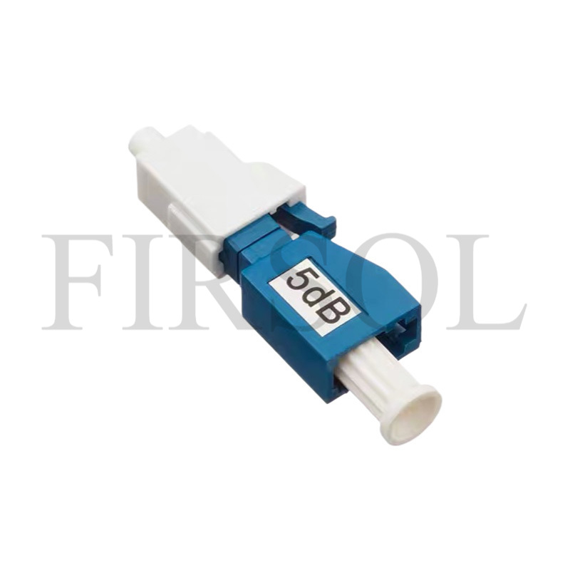 Single Mode LC/UPC Fixed Fiber Attenuator, Male-Female