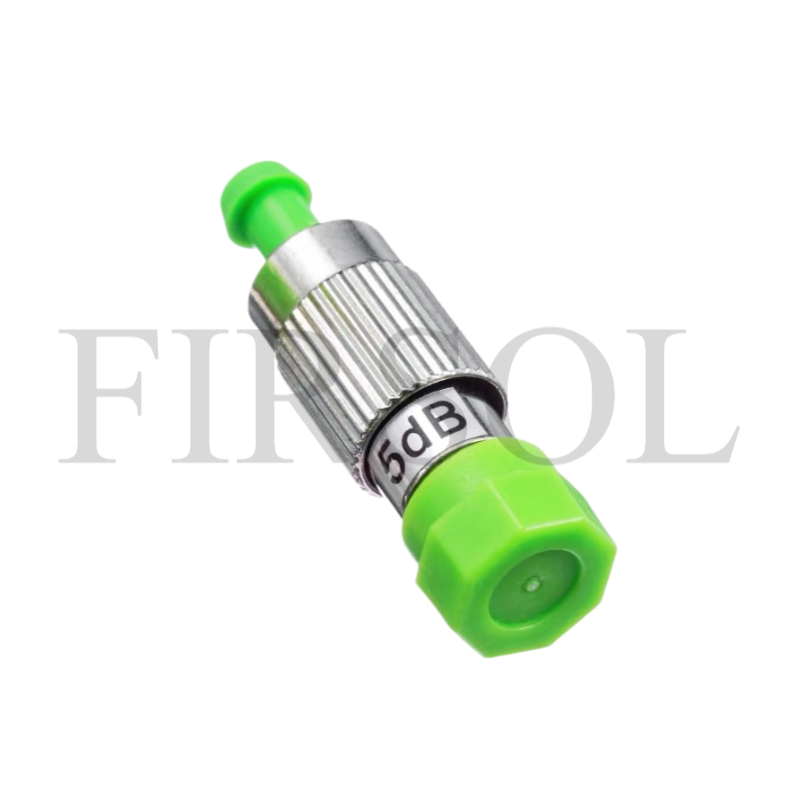 Single Mode FC/APC Fixed Fiber Attenuator, Male-Female