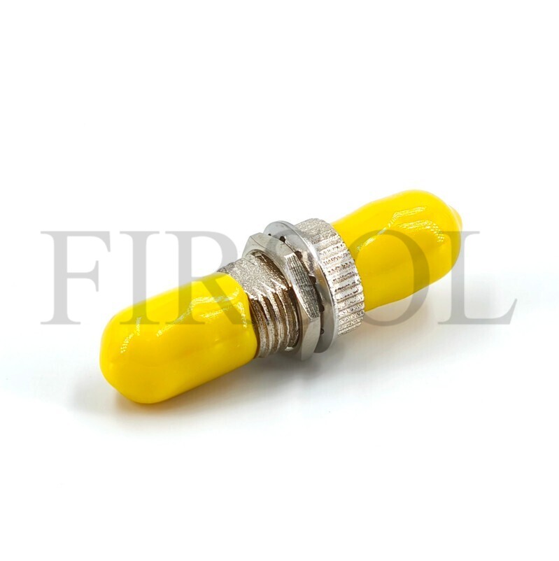 OS2 Single Mode Simplex ST/UPC To ST/UPC Metal Fiber Adapter
