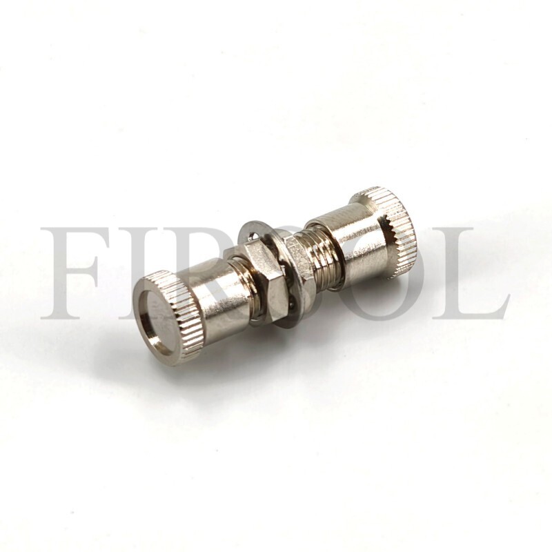 SMA905 To SMA905 Metal Fiber Adapter Without Flange