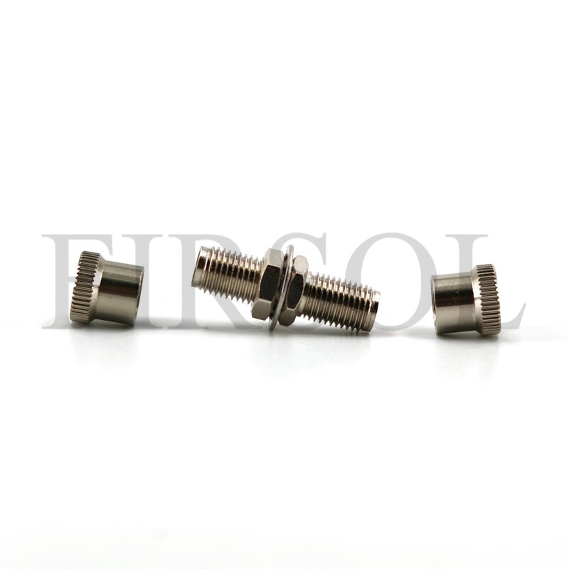 SMA905 To SMA905 Metal Fiber Adapter Without Flange - image 3