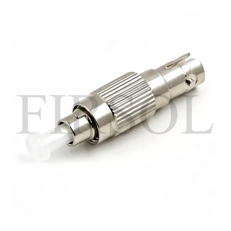 OS2 Single Mode Simplex ST/UPC Female To FC/UPC Male Hybrid Metal Fiber Adapter