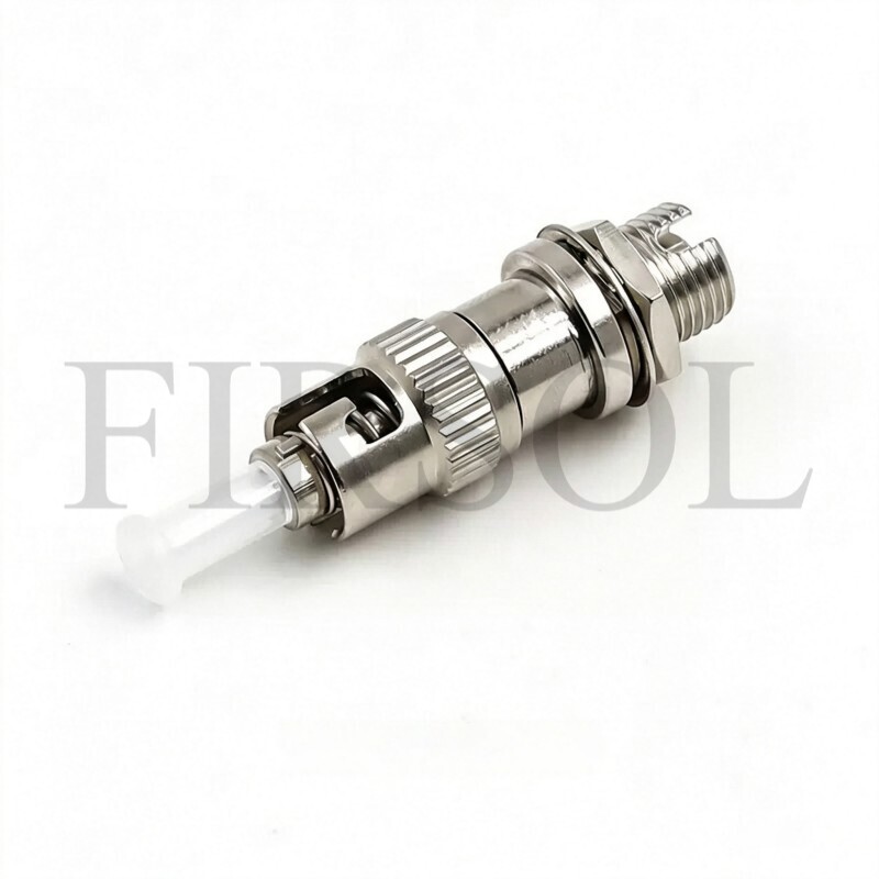 OS2 Single Mode Simplex FC/UPC Female To ST/UPC Male Hybrid Metal Fiber Adapter