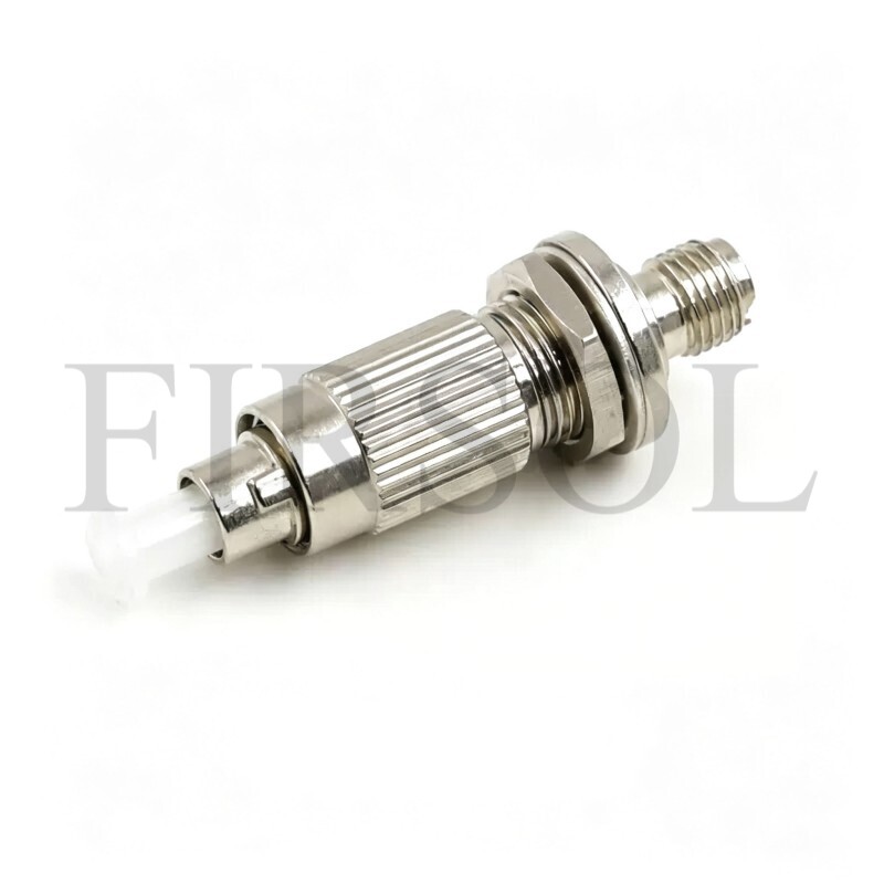 OS2 Single Mode Simplex SMA905 Female To FC/UPC Male Hybrid Metal Fiber Adapter