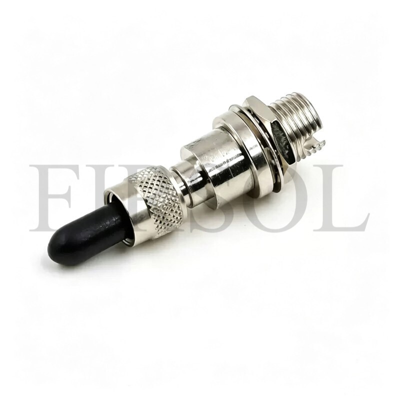 OS2 Single Mode Simplex FC/UPC Female To SMA905 Male Hybrid Metal Fiber Adapter