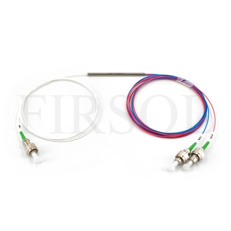 1310nm Single Window Single Mode 1x2 FBT Splitter