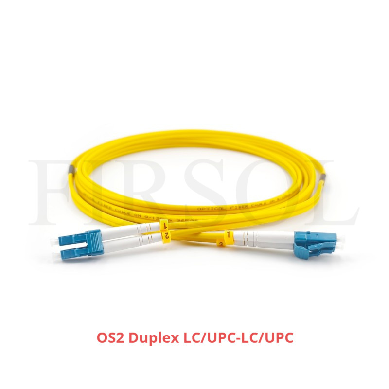 Custom OS2 Single Mode Duplex Fiber Patch Cable