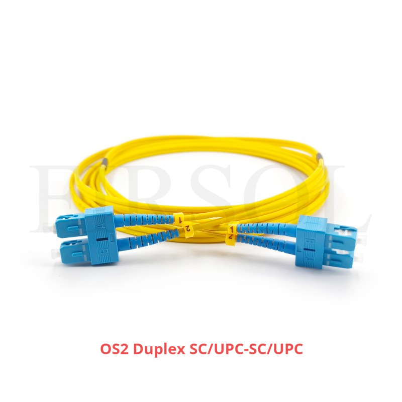 Custom OS2 Single Mode Duplex Fiber Patch Cable - image 2