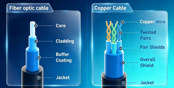 Advantages and Disadvantages of Optical Fiber - Optical Fiber vs Copper