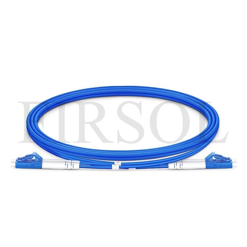 Custom OS2 Single Mode Duplex Armored Fiber Patch Cable