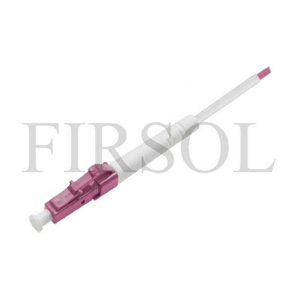 OM4 Multimode Simplex LC/UPC 2.0mm Boot Fiber Connector Components