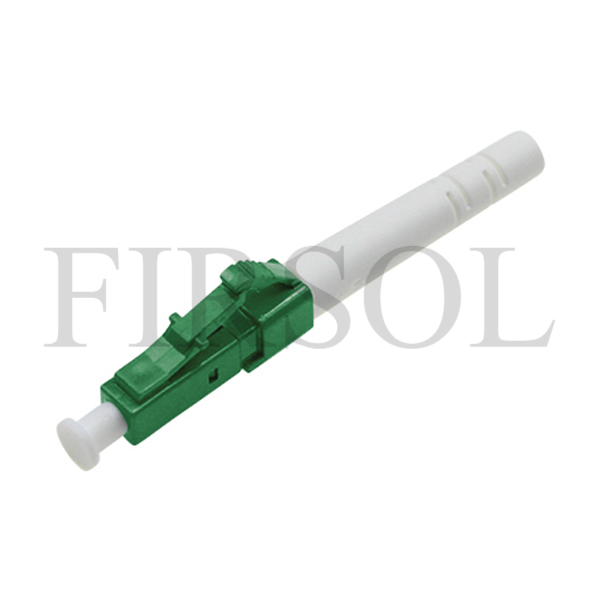 OS2 Single Mode Simplex LC/APC 3.0mm Boot Fiber Connector Components