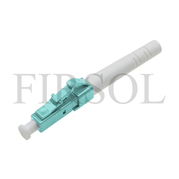 OM3 Multimode Simplex LC/UPC 3.0mm Boot Fiber Connector Components