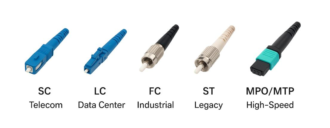 What Is a Fiber Optic Cable and How Does It Work? - Common Fiber Optic Connector Types