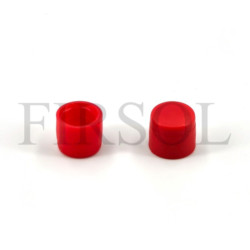 Red Plastic Dust Cap For FC Fiber Adapter