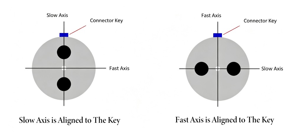 Polarization Maintaining Fiber Patch Cable: Working Principle, Specifications, Connectors & Applications - Polarization Maintaining Fiber Patch Cable Key Alignment