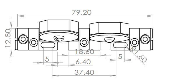 2 Paddle Fiber Polarization Controller Dimensions