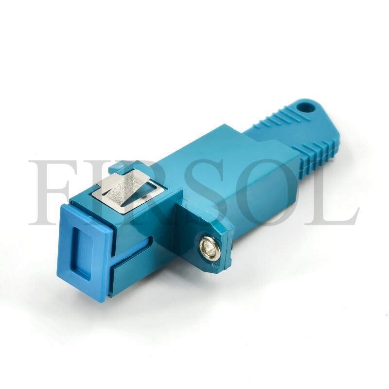 E2000/UPC Female To SC/UPC Female OS2 Single Mode Simplex Hybrid Fiber Adapter With Flange